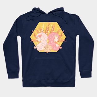 Gemini Twins (Pink) Hoodie